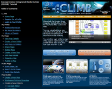 CLIMB tutorial screenshot