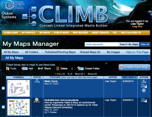 My Maps Manager screenshot