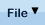 File drop-down button icon